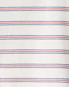 Baby Boy Striped Long-Sleeve Tee - Ivory, image 2 of 3 slides