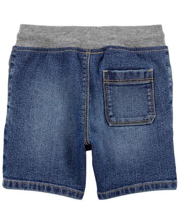 Toddler Pull-On Denim Shorts, 