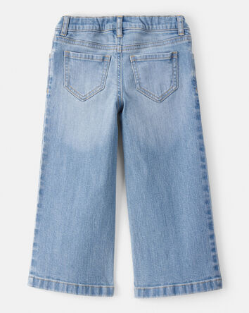 Toddler Girl Denim Wide-Leg Jeans - Blue, 