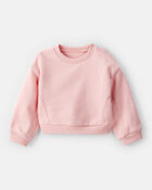 Baby Girl 2-Piece Daydream Fleece Pullover Sweatshirt & Joggers Set - Pink, image 2 of 6 slides