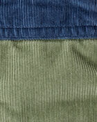 Baby Boy Corduroy Sleeveless Puffer Vest - Green, image 2 of 3 slides