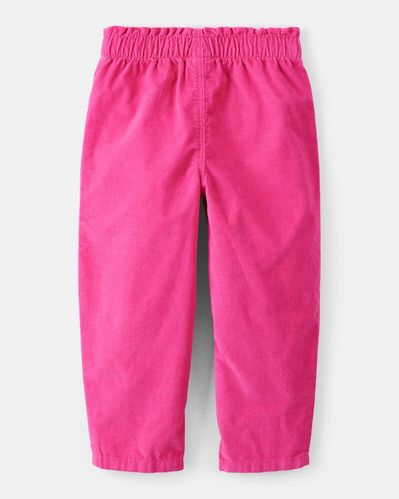 Toddler Girl Heart Pocket Barrel Pants - Pink, image 2 of 5 slides