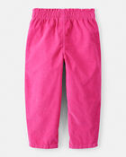 Toddler Girl Heart Pocket Barrel Pants - Pink, image 2 of 5 slides