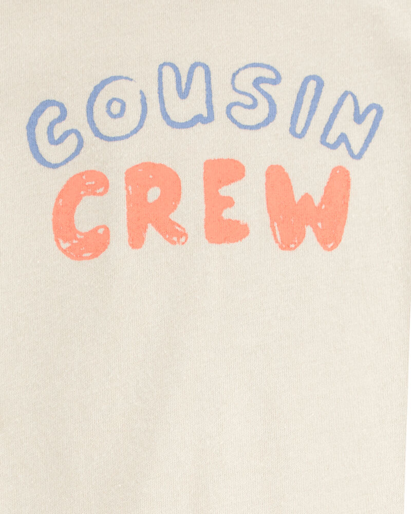 Baby Cousin Crew Short-Sleeve Bodysuit - Ivory, image 2 of 3 slides