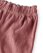 Toddler Girl 2-Piece Organic Cotton Crinkled Knit Set, image 2 of 5 slides