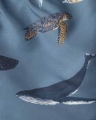 Toddler Boy Recycled Ocean-Print Swim Trunks, image 4 of 4 slides