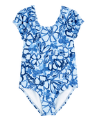 Toddler Girl Floral 1-Piece Swimsuit, image 1 of 4 slides