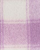 Baby Plaid Fleece-Lined Shacket, image 3 of 4 slides