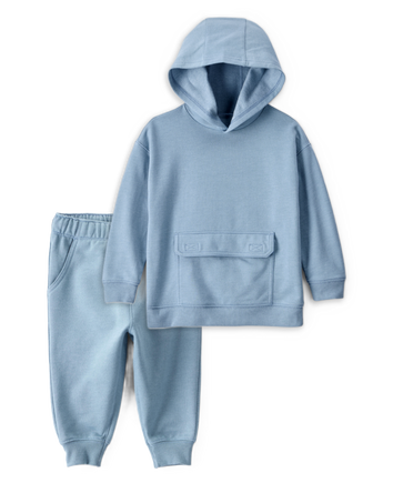 Toddler Boy 2-Piece Daydream Fleece Hoodie & Joggers Set - Blue, 