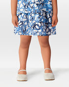 Toddler 2-Piece Floral Fashion Top & Skort Set, image 7 of 8 slides