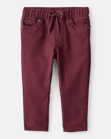 Baby Boy  Pull-On Slim Fit Pants - Red, 