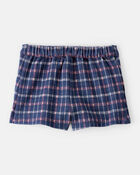 Baby Girl Plaid Print Knit Skort - Navy/Blue, image 2 of 4 slides
