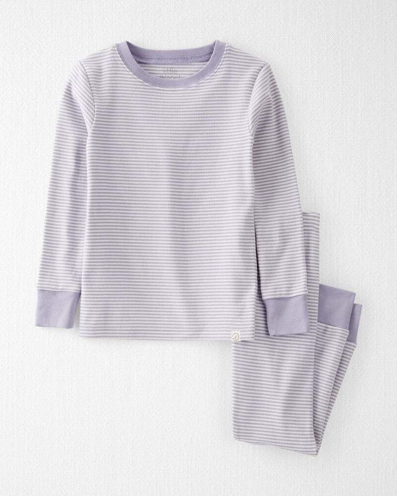 Toddler Girl Organic Cotton 2-Piece Pajamas Set, image 1 of 4 slides