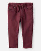 Baby Boy  Pull-On Slim Fit Pants - Red, image 1 of 4 slides