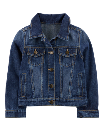 Kid Denim Jacket - Dark Wash, 