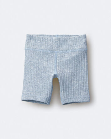 Toddler Girl Brooklyn Bike Shorts - Heather Grey, 