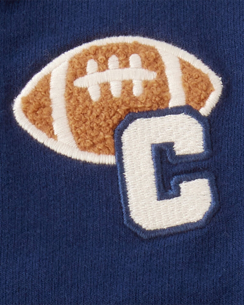 Baby Boy 3-Piece Varsity Freshman Little Jacket Set - Navy/Ivory, image 3 of 6 slides