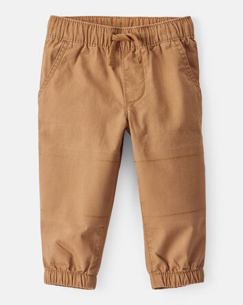Baby Boy  Cotton Everyday Pull-On Jogger - Brown, 