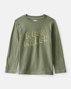 Toddler Boy Mess Maker Long-Sleeve Graphic Tee - Green, image 1 of 3 slides