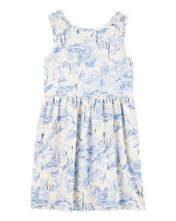 Girls Printed Tank Dress, 