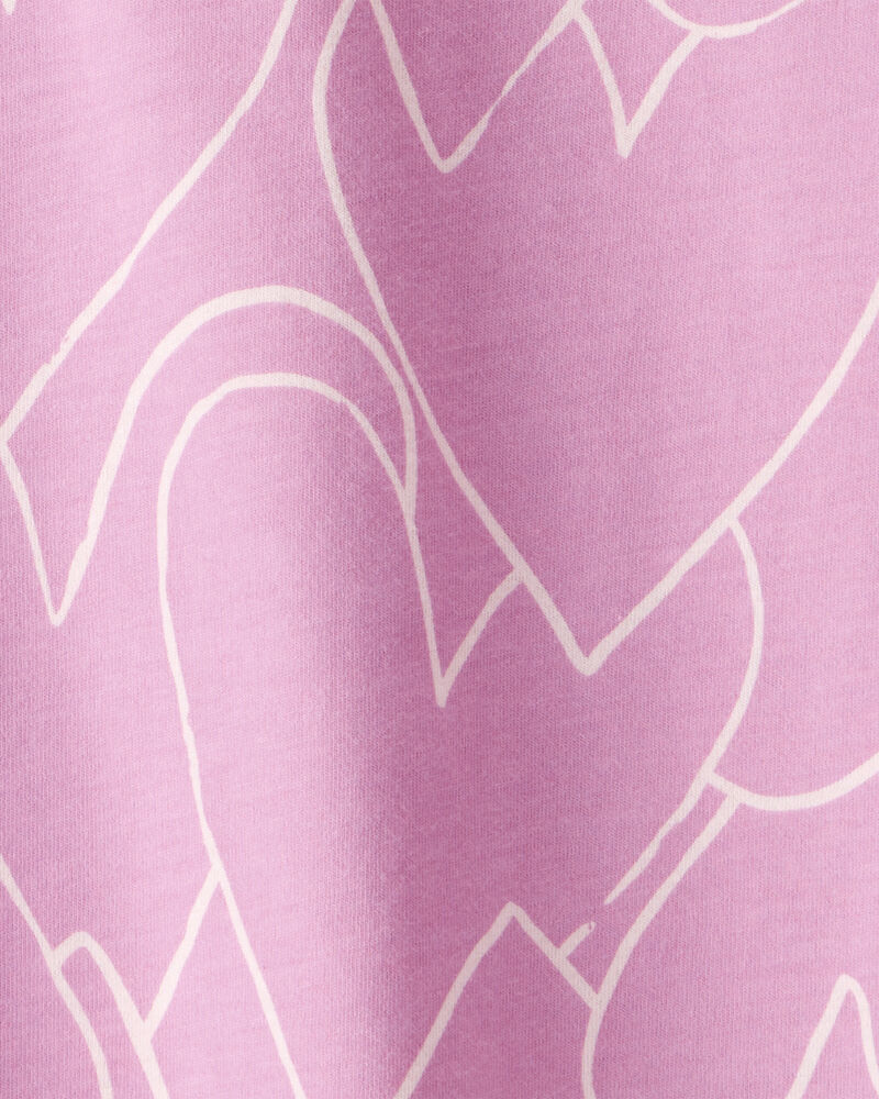 Toddler Girl Heart Long-Sleeve Top - Purple, image 2 of 3 slides