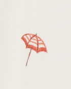 Baby Girl Camp Print 2-Way Zip PurelySoft Convertible Foot Sleep & Play Pajamas - Ivory, image 4 of 7 slides