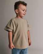 Toddler Premium Dolman Tee - Tan, image 1 of 5 slides