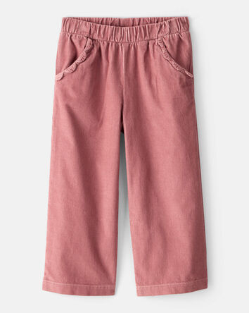 Toddler Girl Corduroy Wide-Leg Pants - Pink, 