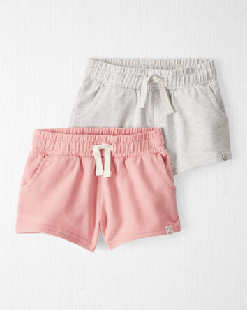 Baby 2-Pack Organic Cotton Shorts, 