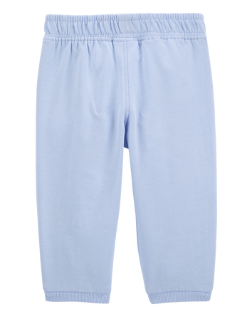 Baby Pull-On French Terry Joggers - Blue, 