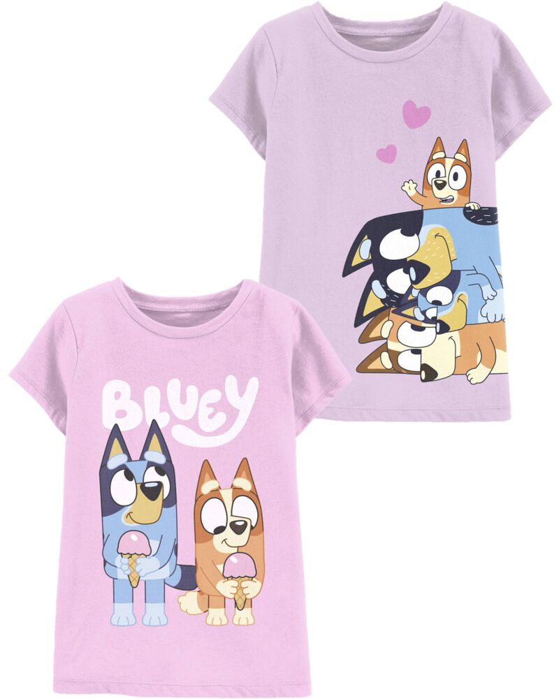 Toddler 2-Pack Bluey Tees, image 1 of 7 slides