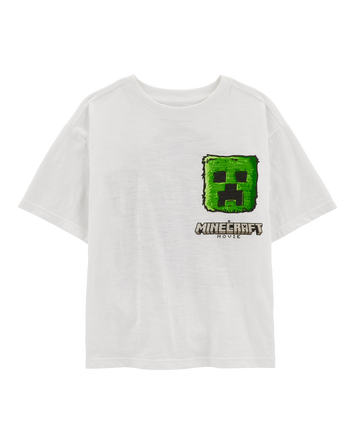 Kid Minecraft Short-Sleeve Graphic Tee - White, 