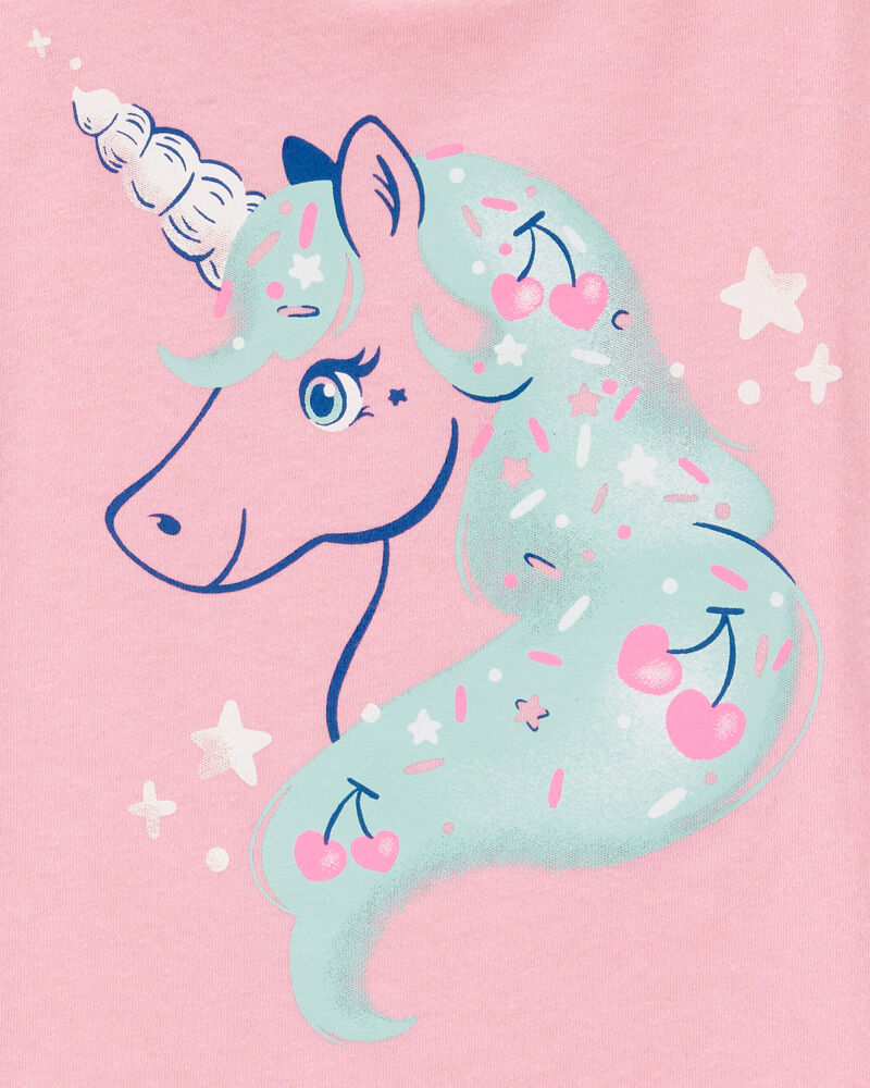 Toddler Girl Unicorn Short-Sleeve Graphic Tee - Pink, image 2 of 3 slides
