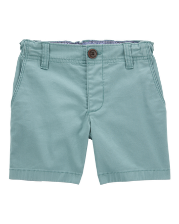 Baby Flat-Front Shorts - Teal, 