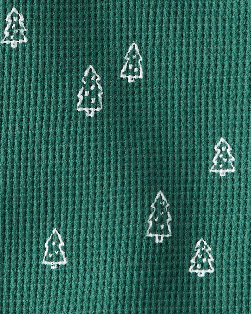 Baby 2-Piece Christmas Tree Print Set Made with Organic Cotton, image 3 of 4 slides