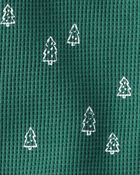 Baby 2-Piece Christmas Tree Print Set Made with Organic Cotton, image 3 of 4 slides
