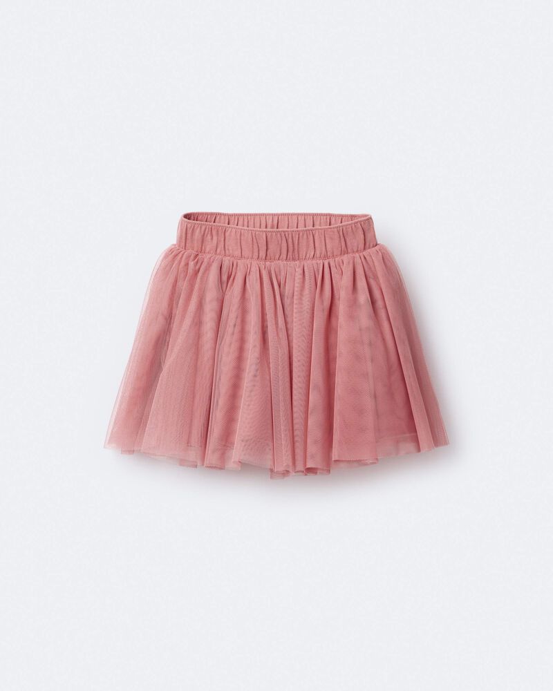 Toddler Girl Avenue Twirl&trade; Mini Skirt with Tulle - Pink, image 2 of 6 slides