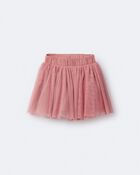 Toddler Girl Avenue Twirl&trade; Mini Skirt with Tulle - Pink, image 2 of 6 slides