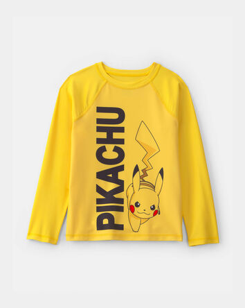 Boys Pok&eacute;mon Long-Sleeve Rashguard - Yellow, 