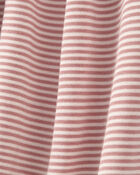 Baby Girl 1-Piece Striped PurelySoft Footie Pajamas, image 2 of 5 slides