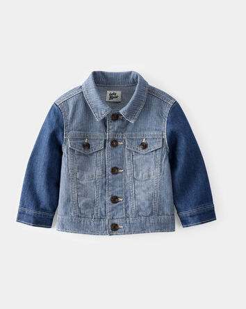 Baby Vintage Inspired Hickory Denim Jacket - Medium Wash, 