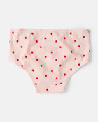 Kid 10-Pack Strawberry Brief Stretch Cotton Undies, image 2 of 3 slides
