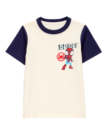 Toddler Boy Marvel&trade; Spider-Man Short-Sleeve Graphic Tee - Cream, 