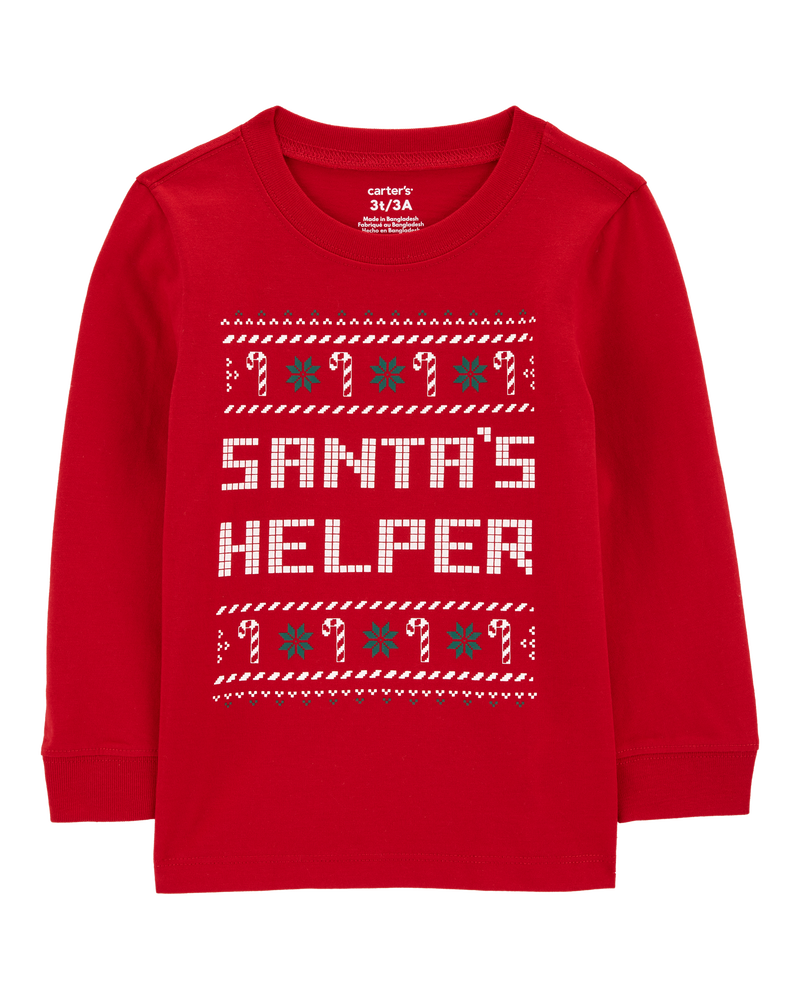 Toddler Santa's Helper Graphic Tee, image 1 of 3 slides