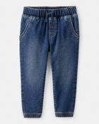 Toddler 2-Piece Acorn Button-Down Shirt & Pull-On Denim Pant Set, image 2 of 5 slides