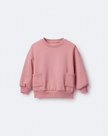 Toddler Otter Sweatshirt&trade; with Pockets - Pink, 
