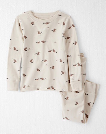 Toddler Organic Cotton Pajamas in Beaver Creek Print, 