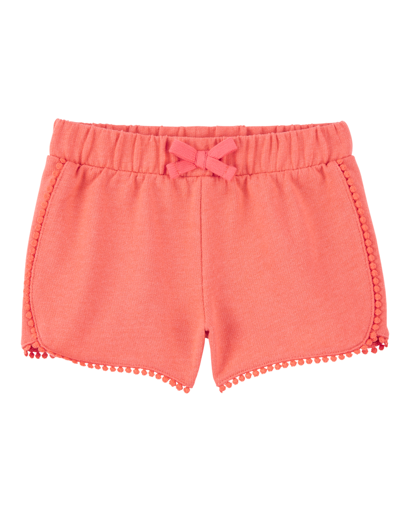 Toddler 2-Piece Aloha Tee & Pom Pom Dolphin Shorts Set - Coral
, image 4 of 7 slides