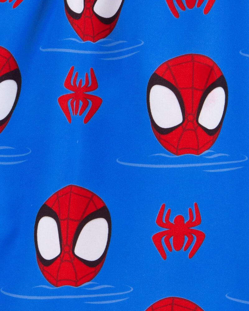 Toddler 2-Piece Spider-Man Rashguard & Swim Trunk Set, image 6 of 6 slides