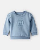 Baby Boy DayDream Fleece Sweatshirt - Blue, image 1 of 4 slides